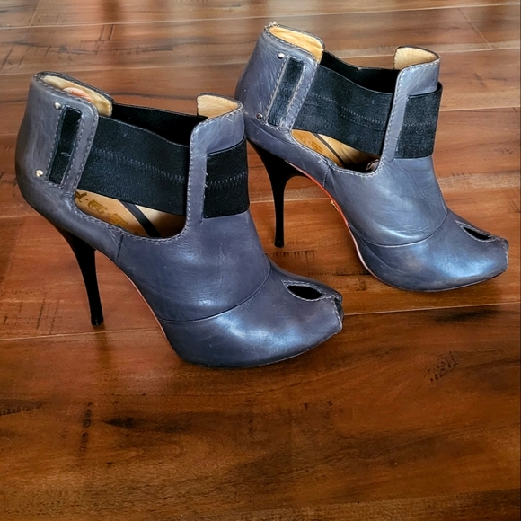 Womens Stiletto Peekaboo Toe- LAMB - Picture 5 of 8